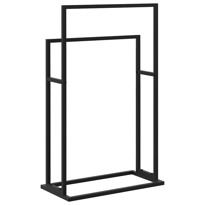 Suport de prosoape autonom, negru, 48x24x78,5 cm, fier - WALTI WALTI