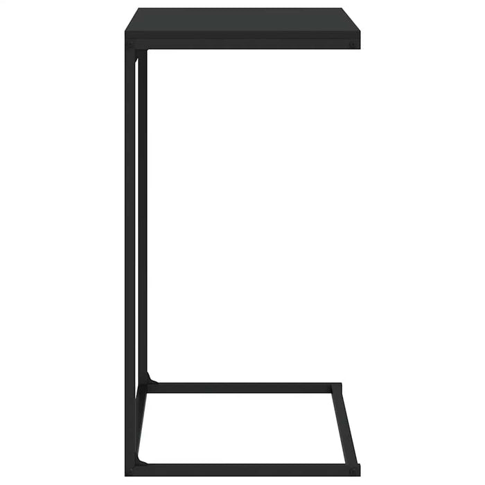 Masă laterală, negru, 55x35x66 cm, lemn compozit - WALTI WALTI