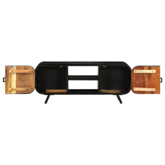 Comodă TV, 110x30x45 cm, lemn masiv reciclat - WALTI WALTI