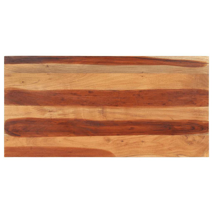 Blat de masă, 120x60x(2,5-2,7) cm, lemn masiv acacia WALTI