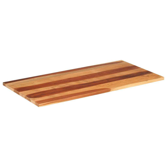Blat de masă, 120x60x(2,5-2,7) cm, lemn masiv acacia WALTI