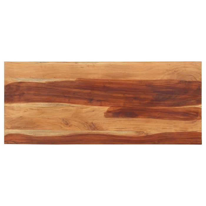 Blat de masă, 140x60x(2,5-2,7) cm, lemn masiv acacia WALTI