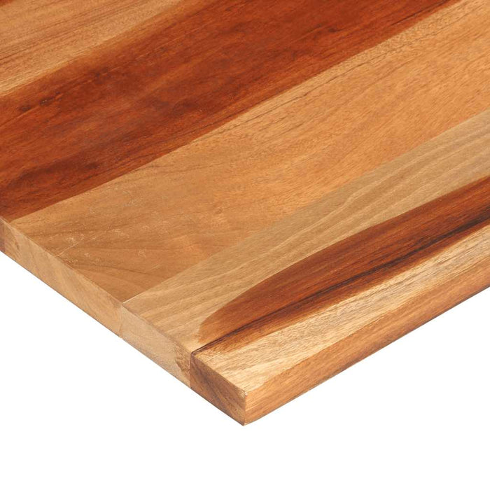Blat de masă, 140x60x(2,5-2,7) cm, lemn masiv acacia WALTI