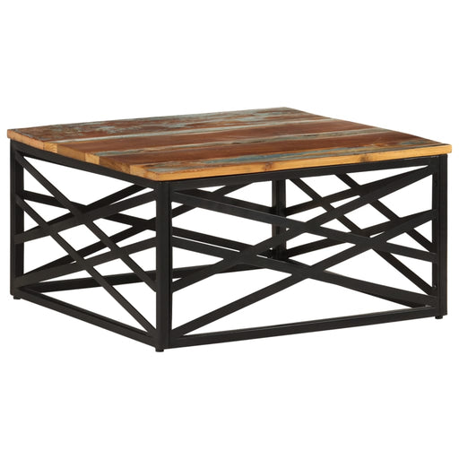 Măsuță de cafea, 68x68x35 cm, lemn masiv reciclat - WALTI WALTI