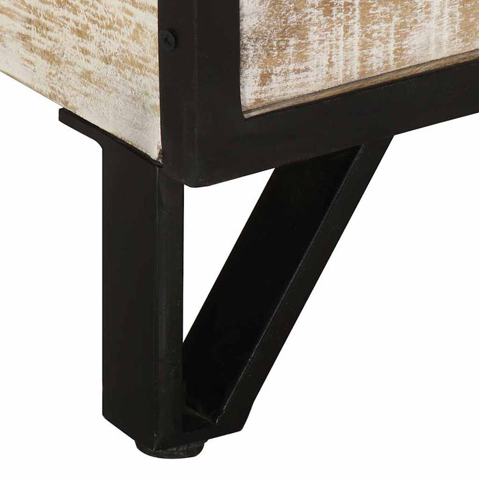Comodă TV, 110x30x41 cm, lemn masiv de acacia WALTI