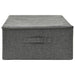 Cutie de depozitare, antracit, 70x40x18 cm, material textil - WALTI WALTI