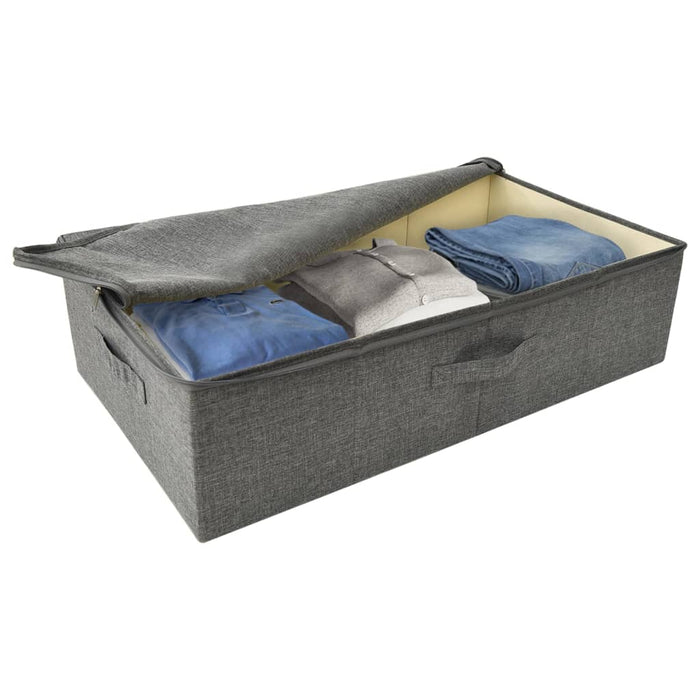 Cutie de depozitare, antracit, 70x40x18 cm, material textil - WALTI WALTI