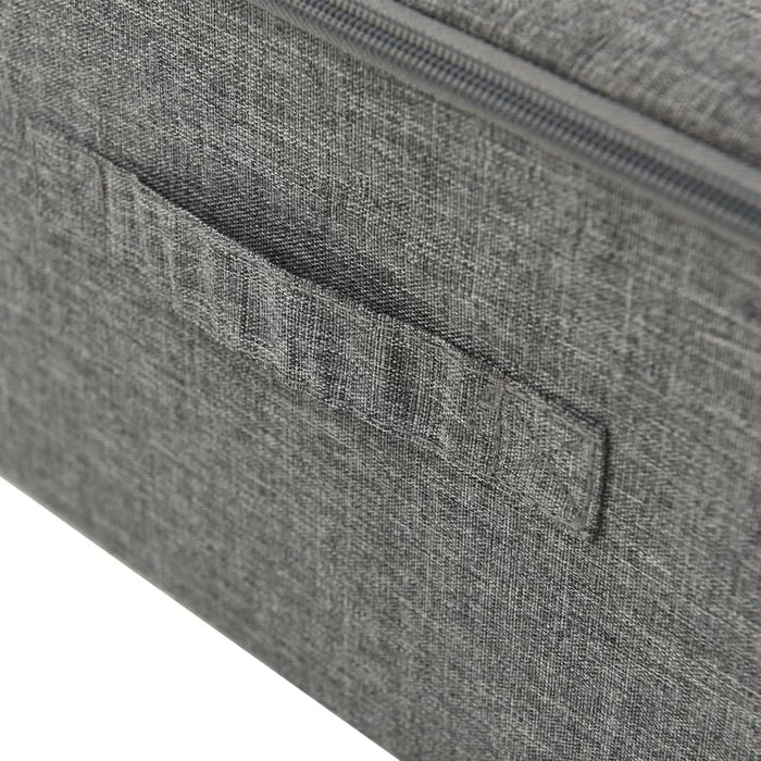 Cutii de depozitare 2 buc. antracit 70x40x18 cm material textil WALTI
