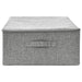 Cutie de depozitare, gri, 70x40x18 cm, material textil - WALTI WALTI