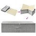 Cutie de depozitare, gri, 70x40x18 cm, material textil - WALTI WALTI