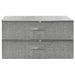 Cutii de depozitare 2 buc. gri 70x40x18 cm material textil - WALTI WALTI