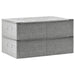 Cutii de depozitare 2 buc. gri 70x40x18 cm material textil - WALTI WALTI