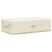Cutii de depozitare 2 buc. crem 70x40x18 cm material textil - WALTI WALTI