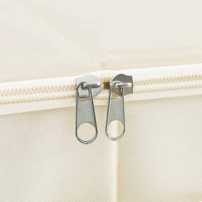 Cutii de depozitare 2 buc. crem 70x40x18 cm material textil - WALTI WALTI
