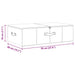 Cutii de depozitare 2 buc. crem 70x40x18 cm material textil - WALTI WALTI