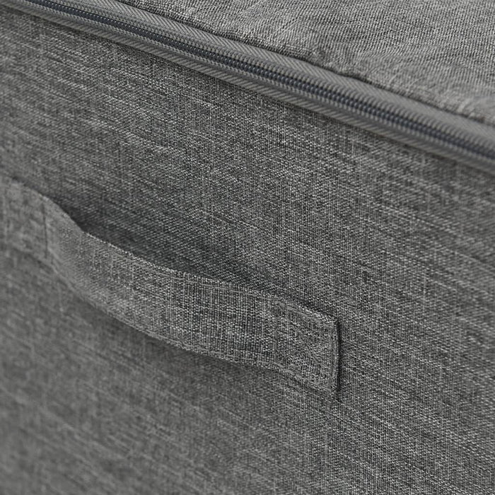 Cutii de depozitare 2 buc. antracit 43x34x23 cm material textil WALTI