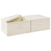 Cutii de depozitare 2 buc. crem 43x34x23 cm material textil - WALTI WALTI