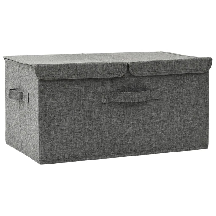 Cutie de depozitare, antracit, 50x30x25 cm, material textil - WALTI WALTI