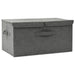 Cutie de depozitare, antracit, 50x30x25 cm, material textil - WALTI WALTI