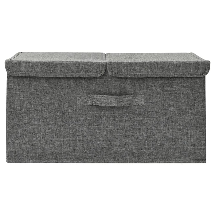 Cutie de depozitare, antracit, 50x30x25 cm, material textil - WALTI WALTI