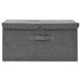 Cutie de depozitare, antracit, 50x30x25 cm, material textil - WALTI WALTI