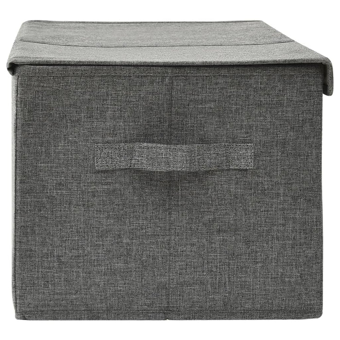 Cutie de depozitare, antracit, 50x30x25 cm, material textil - WALTI WALTI