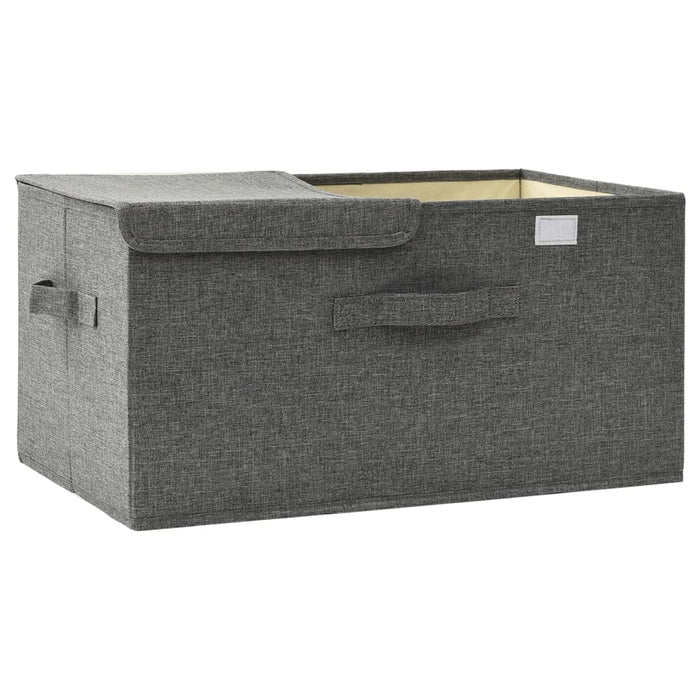 Cutie de depozitare, antracit, 50x30x25 cm, material textil - WALTI WALTI