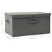 Cutie de depozitare, antracit, 50x30x25 cm, material textil - WALTI WALTI