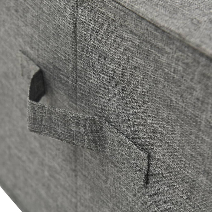 Cutii de depozitare 2 buc. antracit 50x30x25 cm material textil - WALTI WALTI