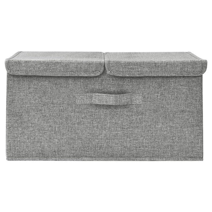 Cutie de depozitare, gri, 50x30x25 cm, material textil WALTI