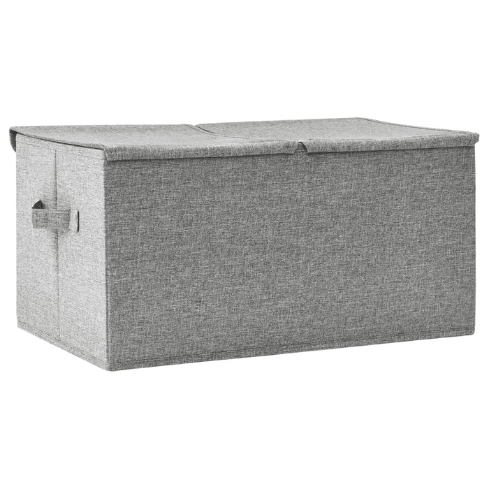 Cutie de depozitare, gri, 50x30x25 cm, material textil WALTI