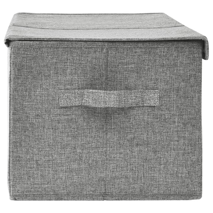 Cutie de depozitare, gri, 50x30x25 cm, material textil WALTI
