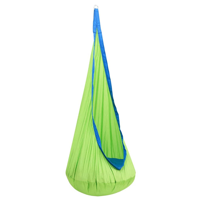 Hamac pentru copii, leagăn suspendat, verde, 80 kg WALTI
