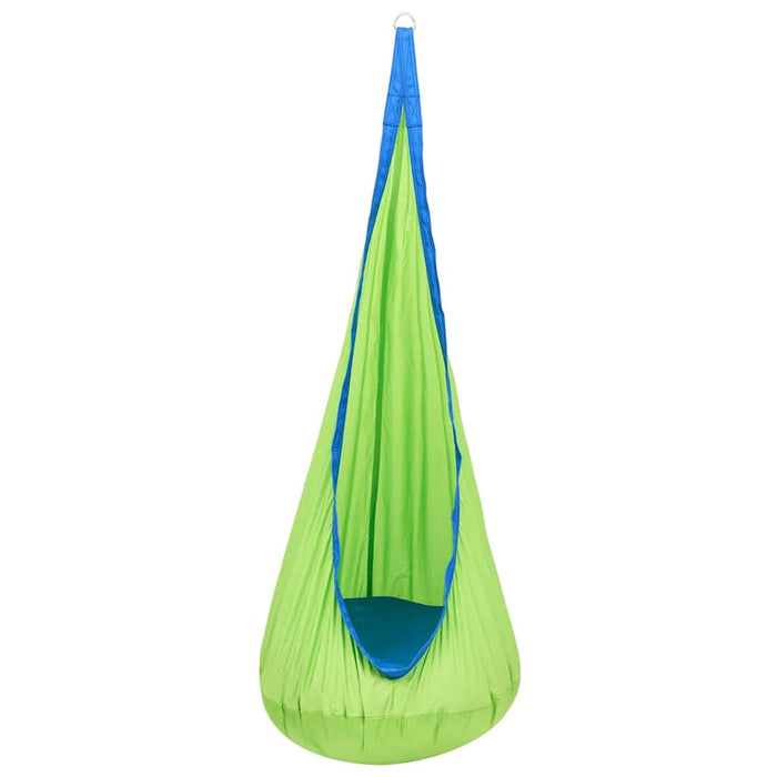 Hamac pentru copii, leagăn suspendat, verde, 80 kg WALTI