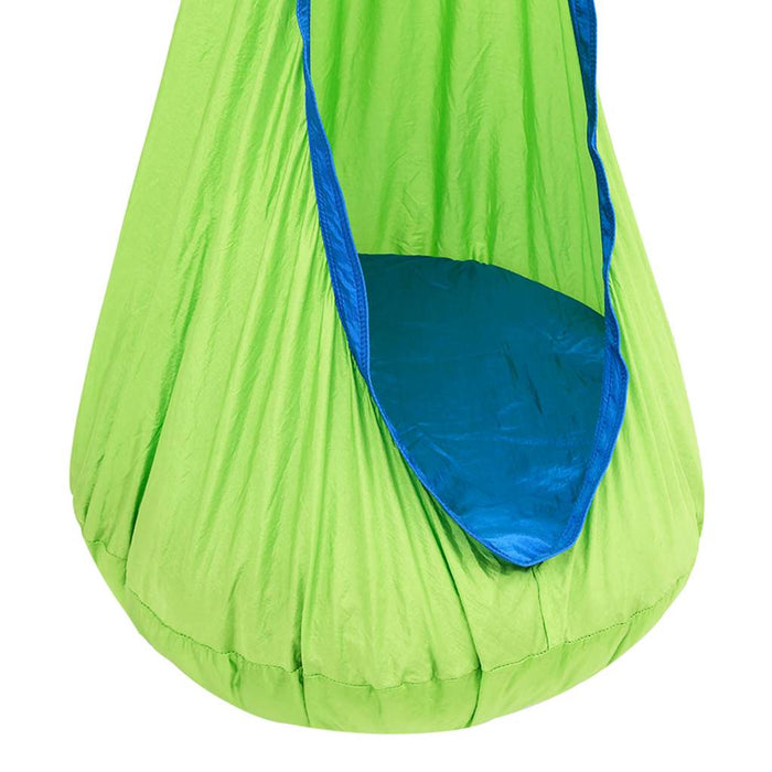 Hamac pentru copii, leagăn suspendat, verde, 80 kg WALTI
