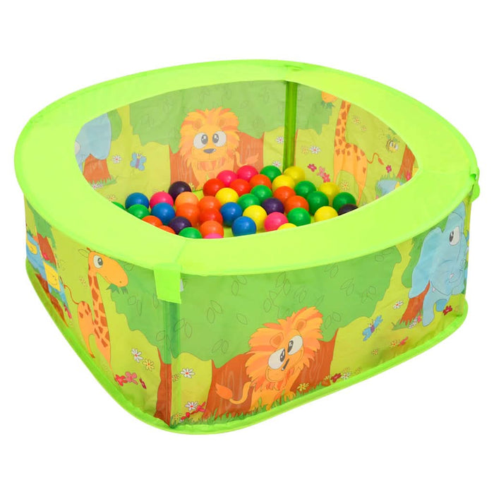 Piscină cu bile pentru copii, 50 de bile, 75x75x32 cm - WALTI WALTI