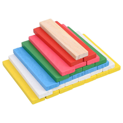Set bloc de construit din lemn, 150 de bucăți, lemn masiv pin - WALTI WALTI