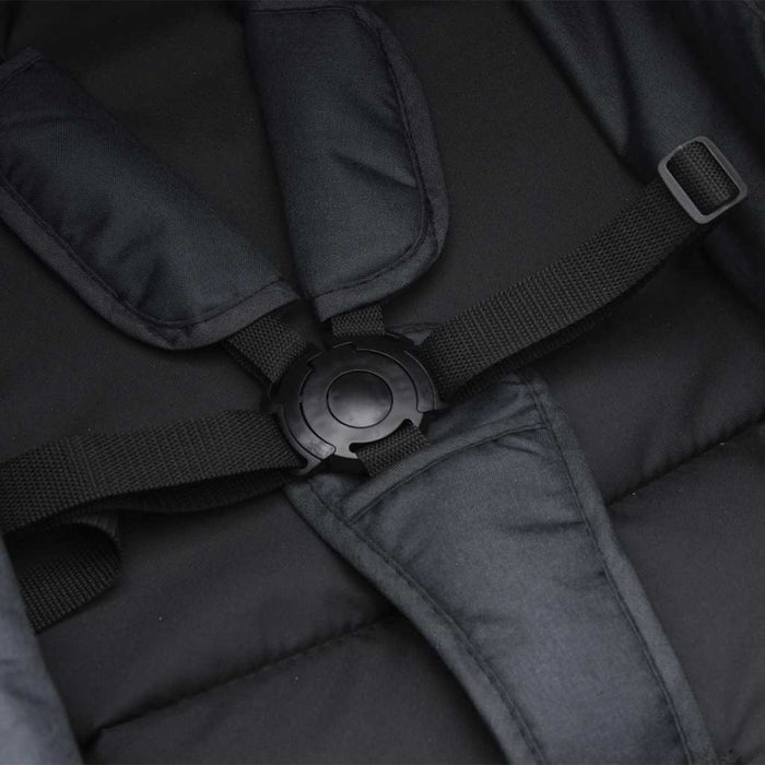 Cărucior pentru copii 2-în-1, antracit şi negru, oțel - WALTI WALTI