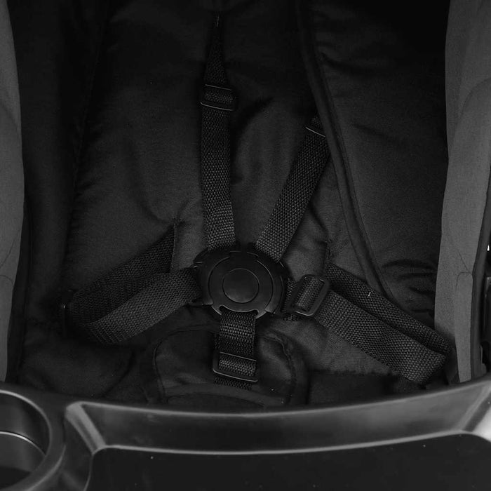 Cărucior pentru copii 3-în-1, gri închis și negru, oțel - WALTI WALTI