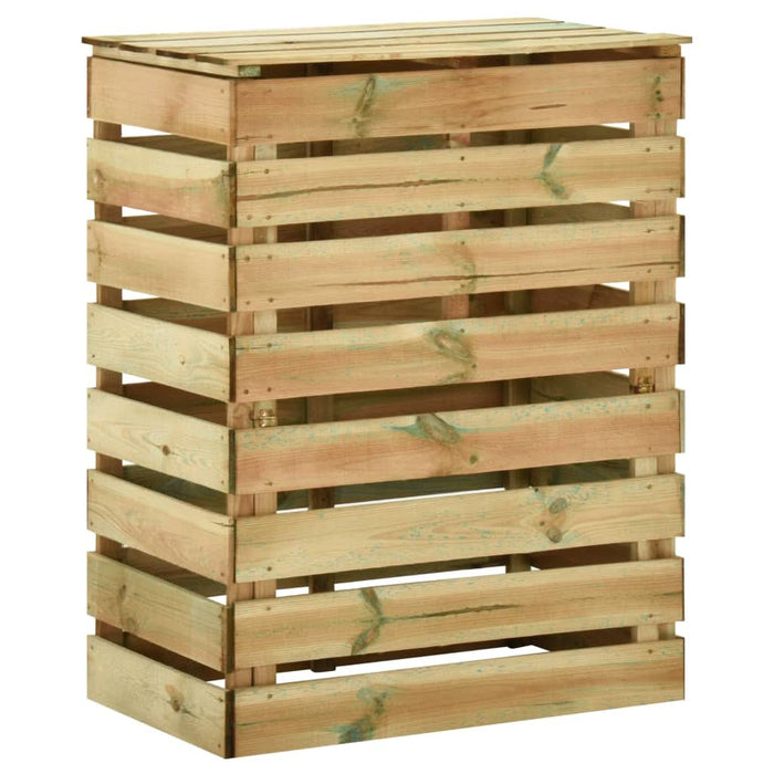 Compostor grădină din șipci 4 buc. 80x50x100 cm lemn pin tratat - WALTI WALTI