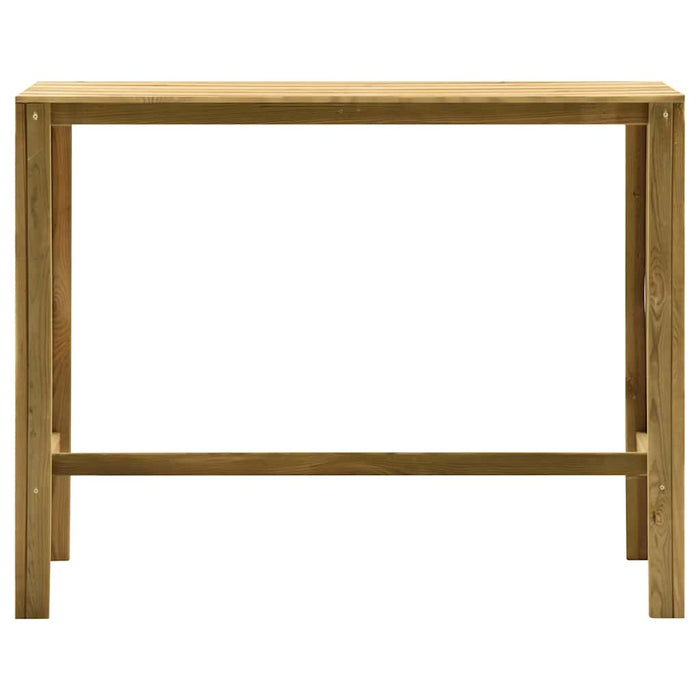 Set mobilier bar de grădină, 5 piese, lemn de pin verde tratat WALTI