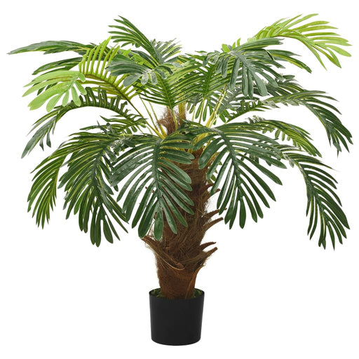 Plantă artificială palmier cycas cu ghiveci, verde, 90 cm - WALTI WALTI