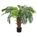 Plantă artificială palmier cycas cu ghiveci, verde, 90 cm - WALTI WALTI