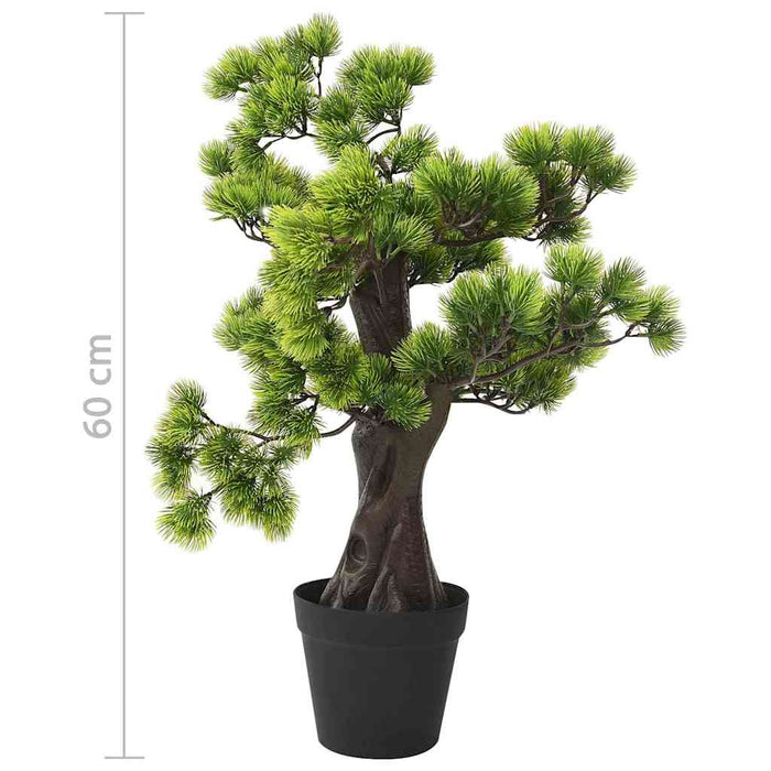 Bonsai Pinus artificial cu ghiveci, verde, 60 cm WALTI
