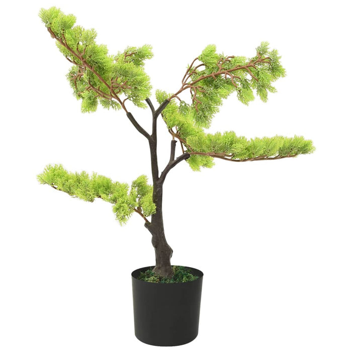 Bonsai chiparos artificial cu ghiveci, verde, 60 cm - WALTI WALTI