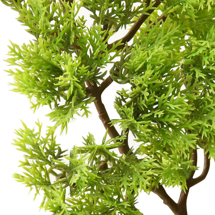 Bonsai chiparos artificial cu ghiveci, verde, 60 cm - WALTI WALTI