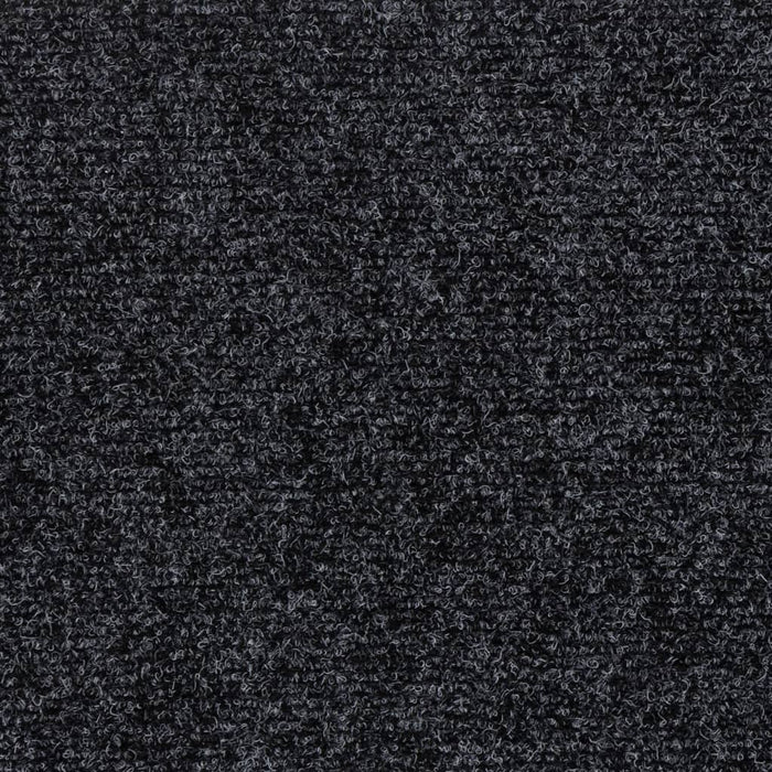 Covorașe scări autoadezive, 15 buc., 60x25 cm, gri închis, dreptunghiulare WALTI