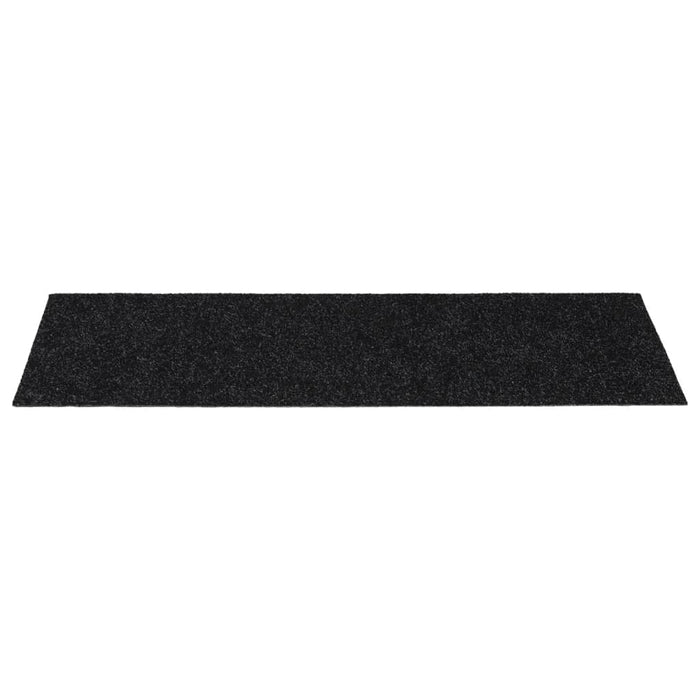 Covorașe scări autoadezive, 15 buc., 60x25 cm, negre, dreptunghiulare WALTI
