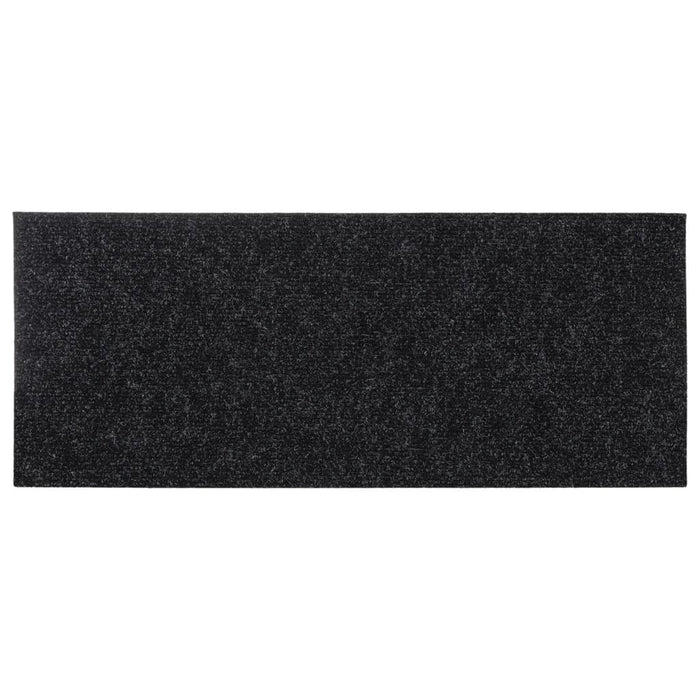 Covorașe scări autoadezive, 15 buc., 60x25 cm, negre, dreptunghiulare WALTI