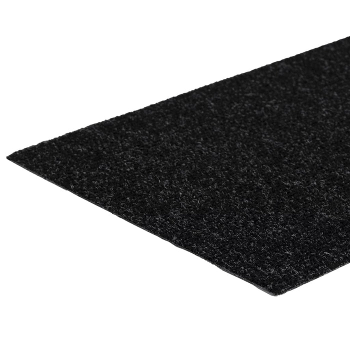 Covorașe scări autoadezive, 15 buc., 60x25 cm, negre, dreptunghiulare WALTI